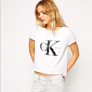 Calvin Klein white tee